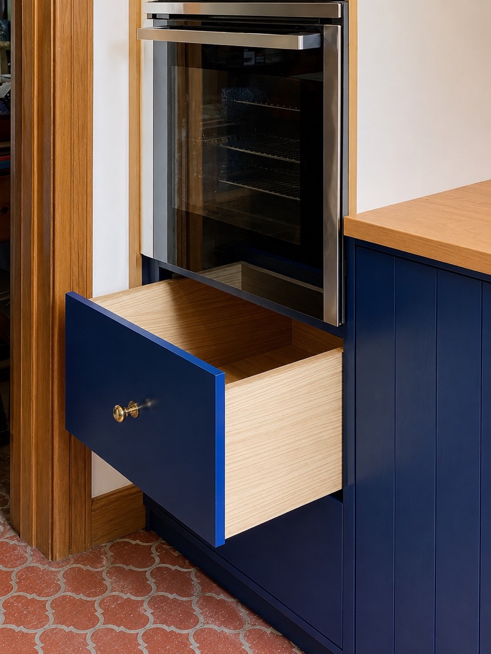 Kitchen drawer detail